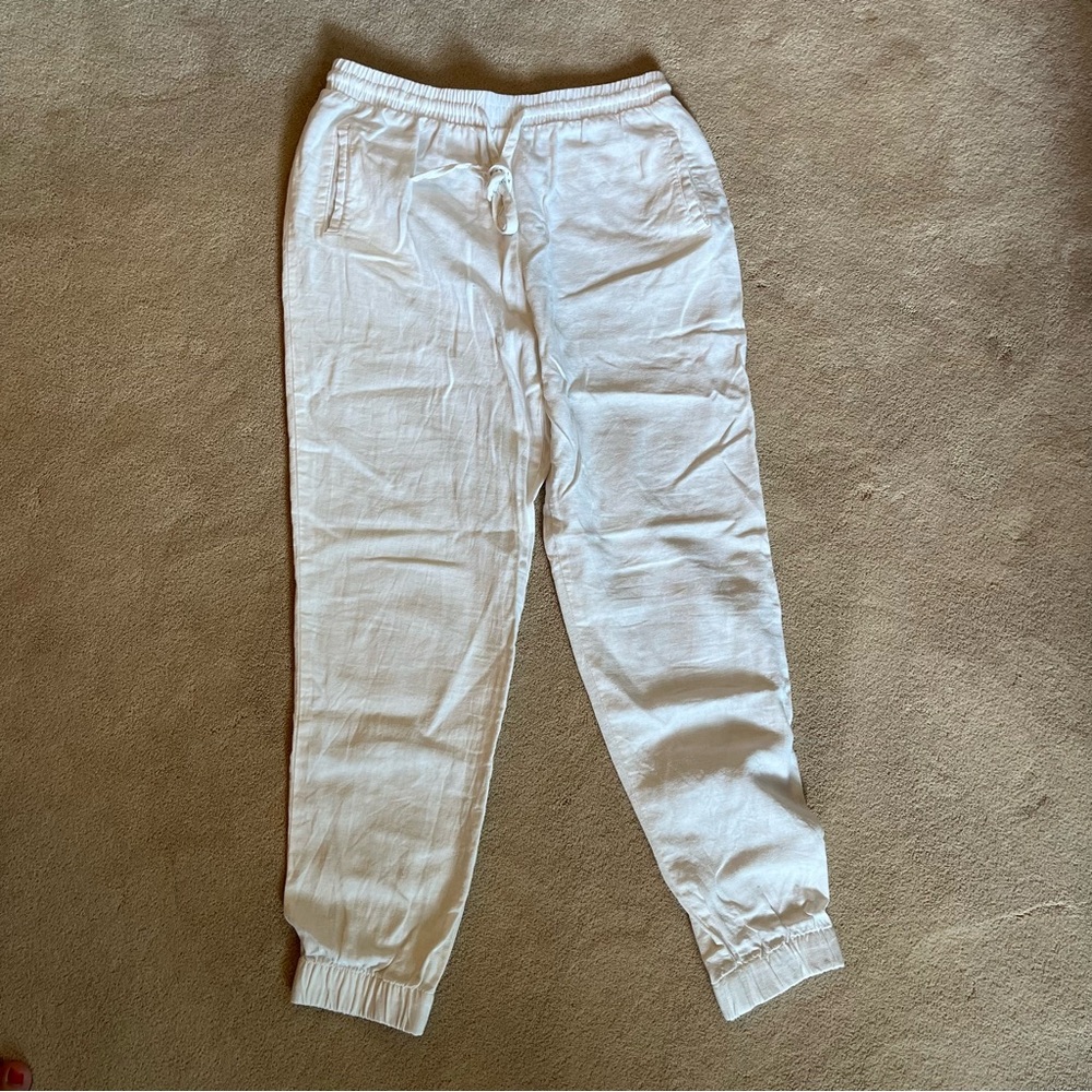 Love Tree ankle cropped linen blend pants - Picture 2 of 9